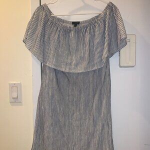 J.Crew seersucker knee length dress / coverup size small
